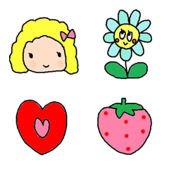 Various emoji 776 adult cute simple