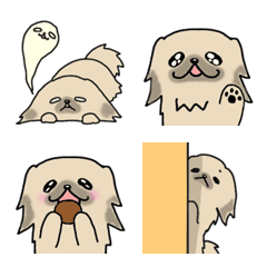Dog emoji Pekingese