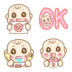 Life with a cute baby(Girl) Emoji vol.4