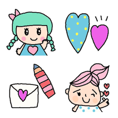 Various emoji 780 adult cute simple