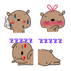 Cute bear everyday emoji