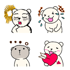 white bear-emoji
