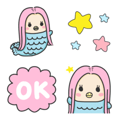 Amabie relaxing Emoji
