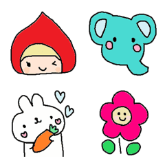 Various emoji 790 adult cute simple
