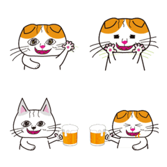 Lee chan's daily cute cat emoji 2
