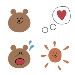 Bear emoji that can be used every day