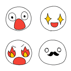 Simple and easy-to-use face emoji 1