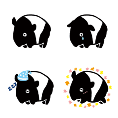 Malayan tapir Emoji