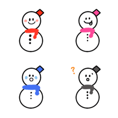 colorful Snowmen 2