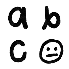 black abc lowercase