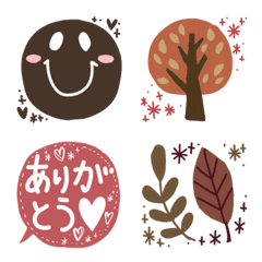 Autumn color emoji everyday use