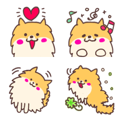 Honwaka Pomeranian Emoji Full Of Facial Line Emoji Line Store
