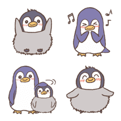Penguin's cute emoticons
