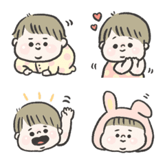 babu babu cute baby!fusafusa!emoji
