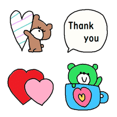 Various emoji 801 adult cute simple