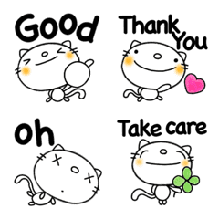 yuko's cat English (greeting)