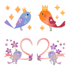 + Little bird autumn Emoji +