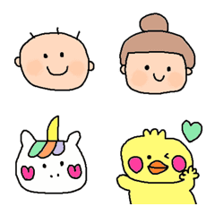 Various emoji 806 adult cute simple