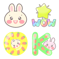 Rabbits feel good Emoji