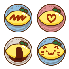 Omelet rice emoji
