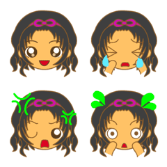girls Emoji of maminko