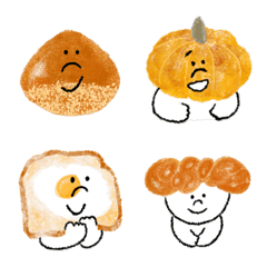 Emoji of bread friends vol.3