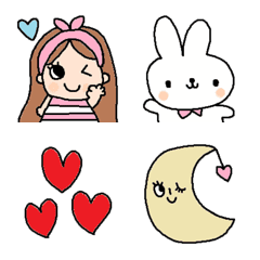 Various emoji 810 adult cute simple