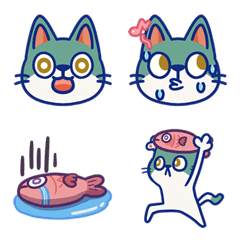 貓魚旅行表情貼 #1.1