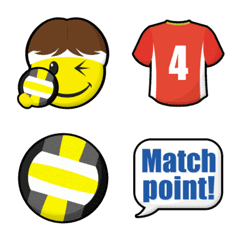smiley volleyball emoji
