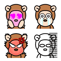 Aki&Stuffed monkey monkey only Emoji