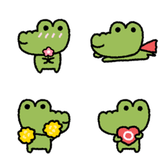 cute alligator Emoji – LINE Emoji | LINE STORE