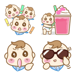 Life with a cute baby(Boy) Emoji vol.5