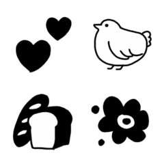 Monochrome Scandinavian style Emoji