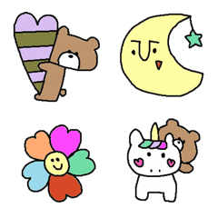 Various emoji 813 adult cute simple