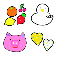 Colorful  Sweet Emoji
