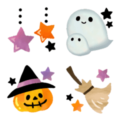 Emoji fofo de Halloween