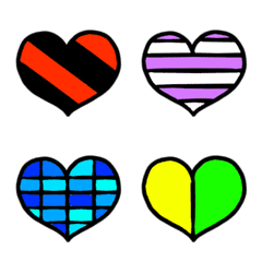 * 5 color hearts *