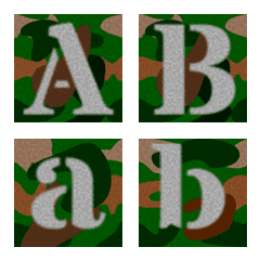 Decoration Emoji of the military style