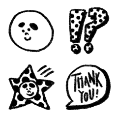 MAYUFUTO-BOY's monochrome emoji