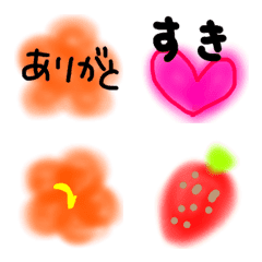 colorful soft emoji