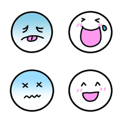 Simple smile face emoji 2