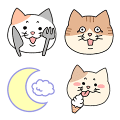 Various easy-to-use cat emoji