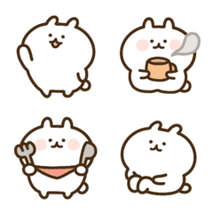 Charming rabbit emoji