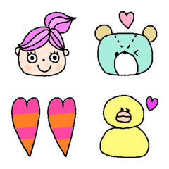 Various emoji 819 adult cute simple