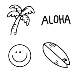 simple aloha Emoji