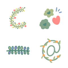 Everyday Emojis: Botanical Style