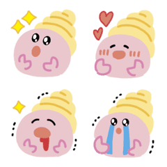 Cute hermit crab Emoji 3