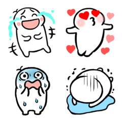 White mochimochi-kun emoji