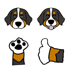 Emoji of Bernese Mountain Dog 2