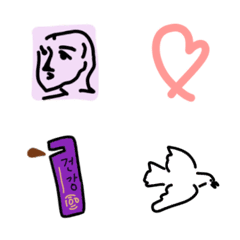 korean Girl emojis 3